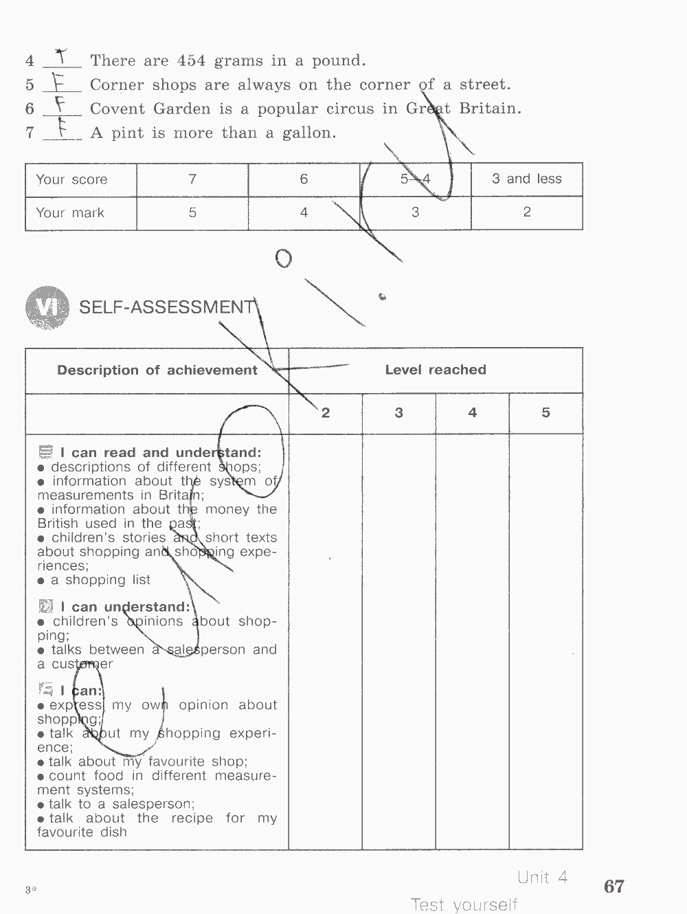 Activity book, 6 класс, Кузовлев, Лапа, 2015, задание: стр. 67