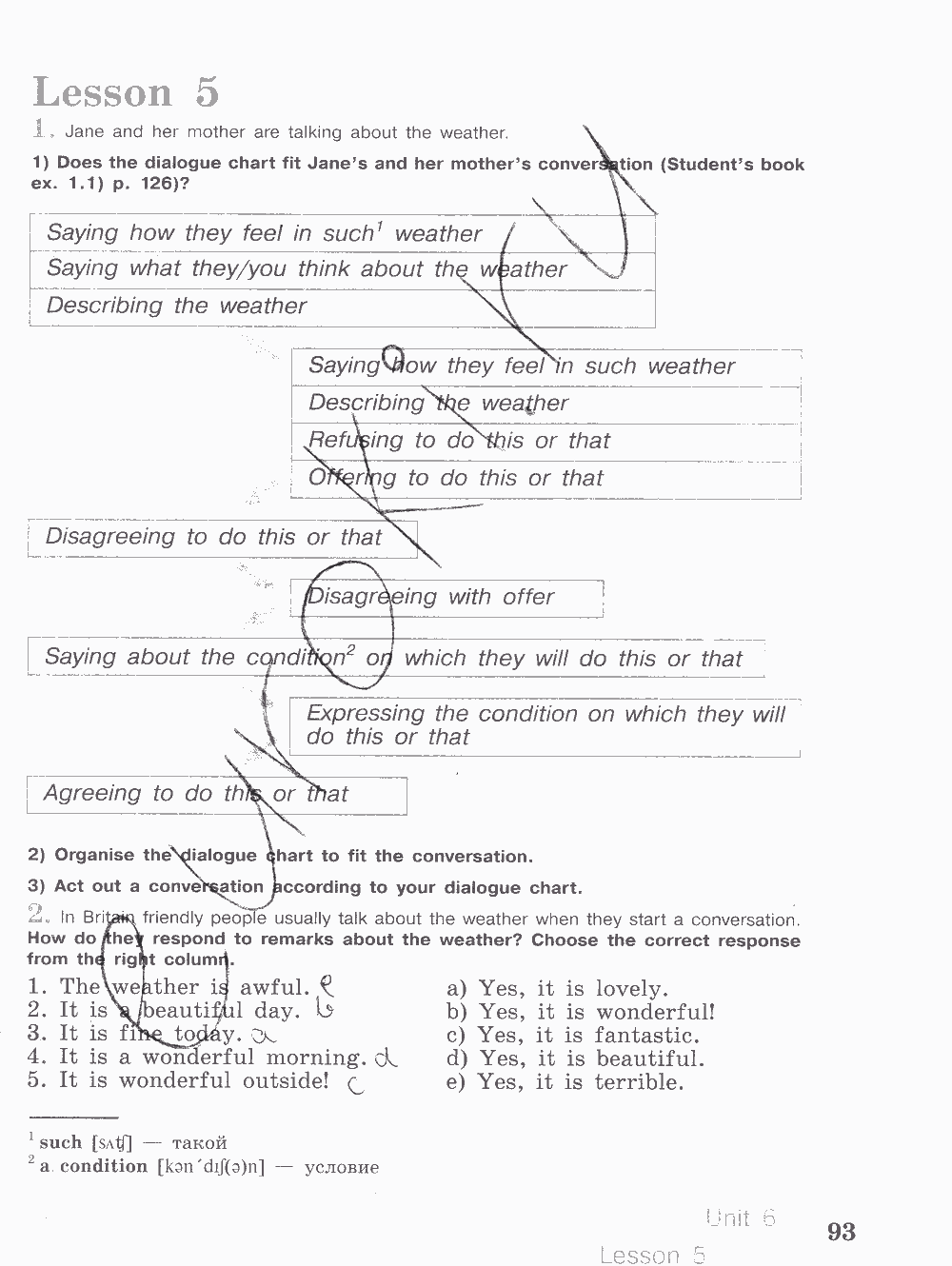 Activity book, 6 класс, Кузовлев, Лапа, 2015, задание: стр. 93