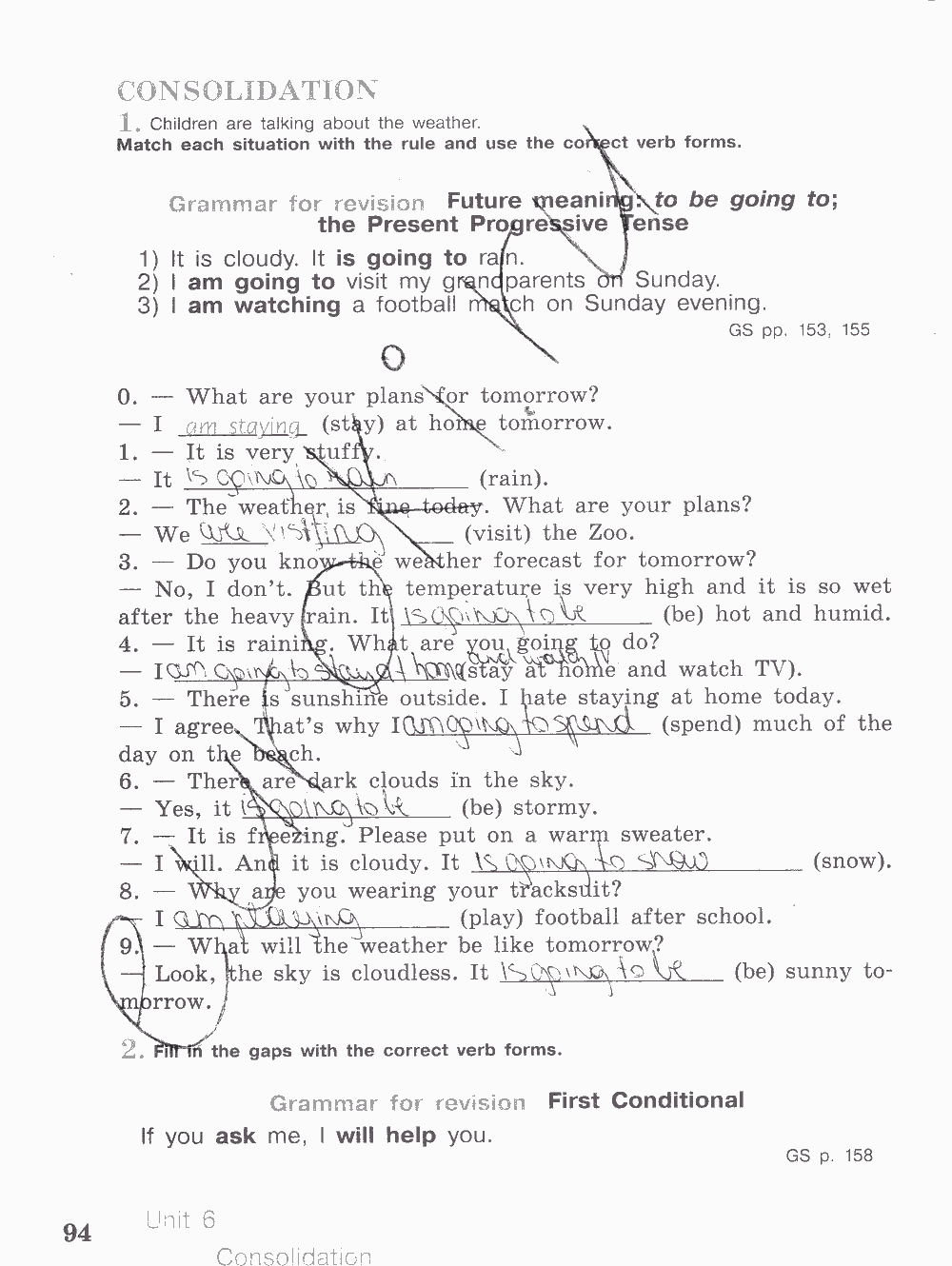 Activity book, 6 класс, Кузовлев, Лапа, 2015, задание: стр. 94