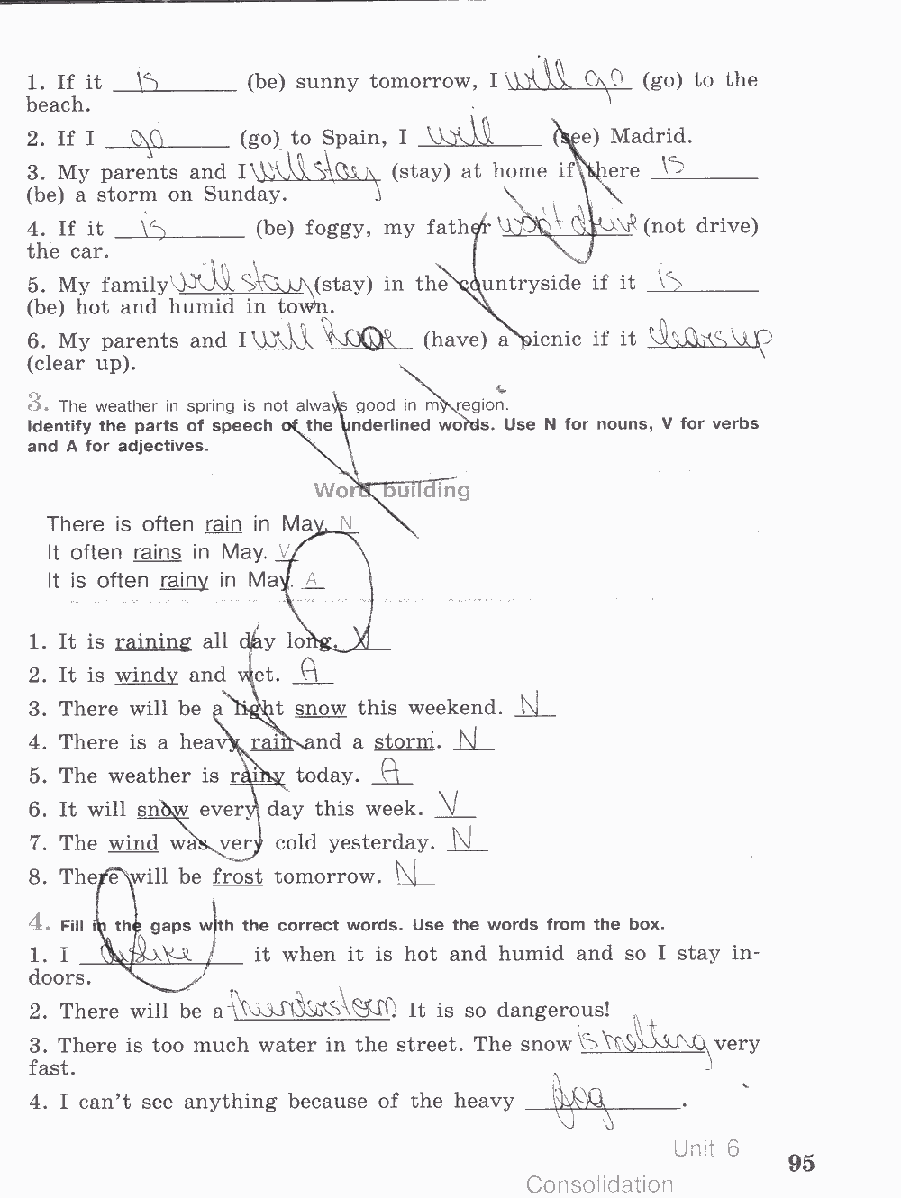 Activity book, 6 класс, Кузовлев, Лапа, 2015, задание: стр. 95
