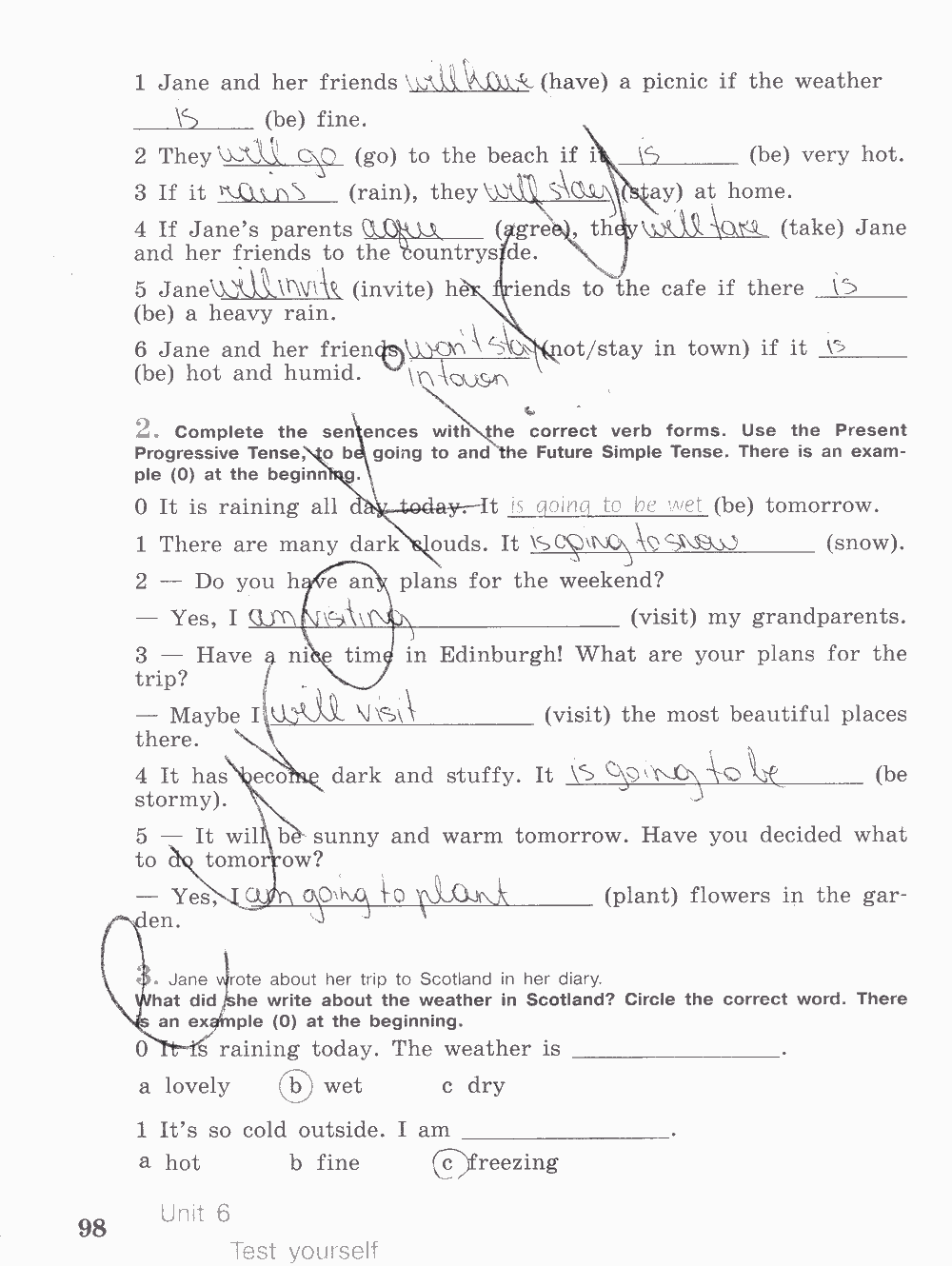 Activity book, 6 класс, Кузовлев, Лапа, 2015, задание: стр. 98