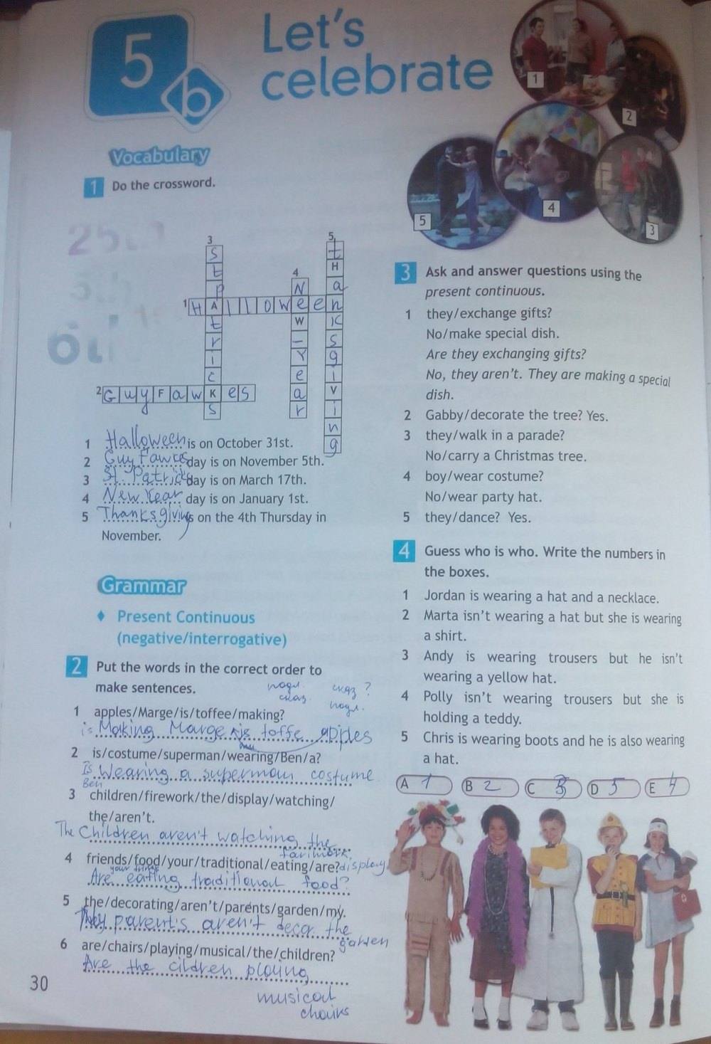 Spotlight Рабочая тетрадь(Workbook), 6 класс, Ваулина, Эванс, Дули, 2011, задание: стр. 30