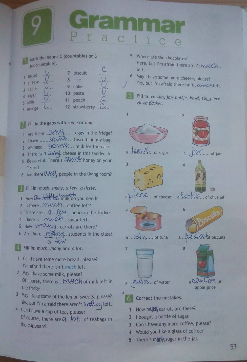 Spotlight Рабочая тетрадь(Workbook), 6 класс, Ваулина, Эванс, Дули, 2011, задание: стр. 57