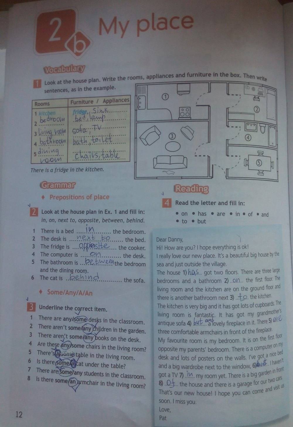 Spotlight Рабочая тетрадь(Workbook), 6 класс, Ваулина, Эванс, Дули, 2011, задание: стр. 12