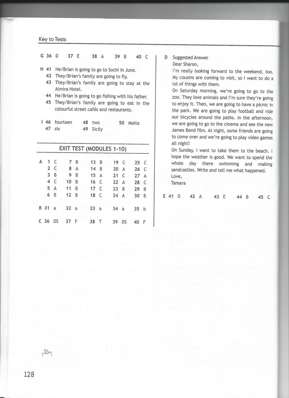 Spotlight 6: Test Booklet, 6 класс, Ваулина, Эванс, Дули, 2010, задание: стр. 128