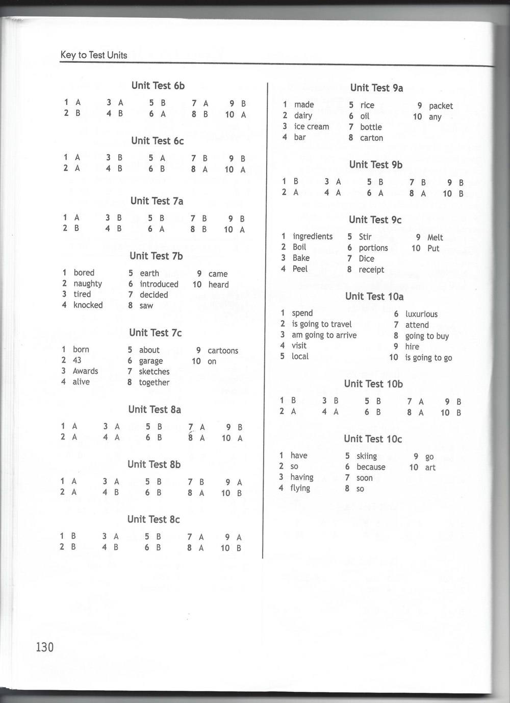 Spotlight 6: Test Booklet, 6 класс, Ваулина, Эванс, Дули, 2010, задание: стр. 130