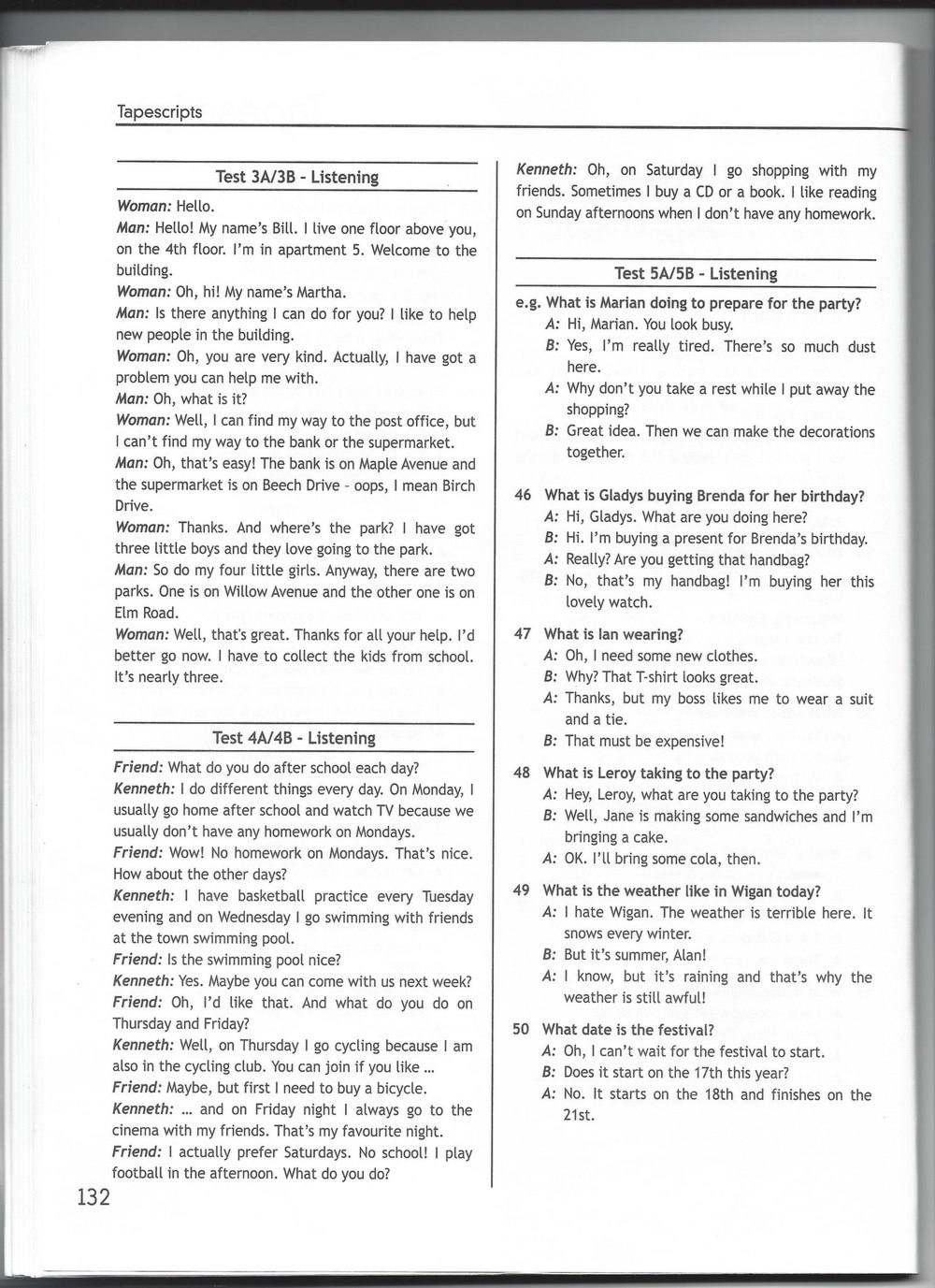 Spotlight 6: Test Booklet, 6 класс, Ваулина, Эванс, Дули, 2010, задание: стр. 132
