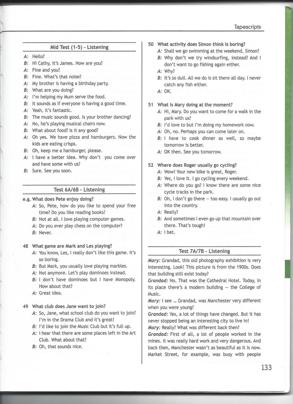 Spotlight 6: Test Booklet, 6 класс, Ваулина, Эванс, Дули, 2010, задание: стр. 133