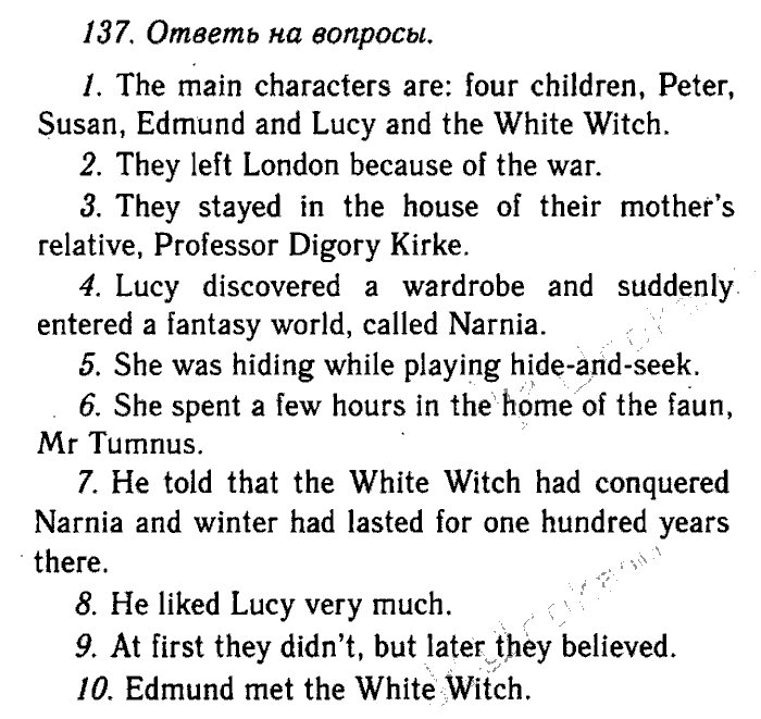 Enjoy English Учебник(Модуль III. Узнаем больше об Объединенном Королевстве Великобритании и Северной Ирландии, Students Book) и Рабочая тетрадь(Workbook), 6 класс, Биболетова, Бабушис, Снежко, 2014, Модуль III. Узнаем больше об Объединенном Королевстве Великобритании и Северной Ирландии, Students Book Задание: 137