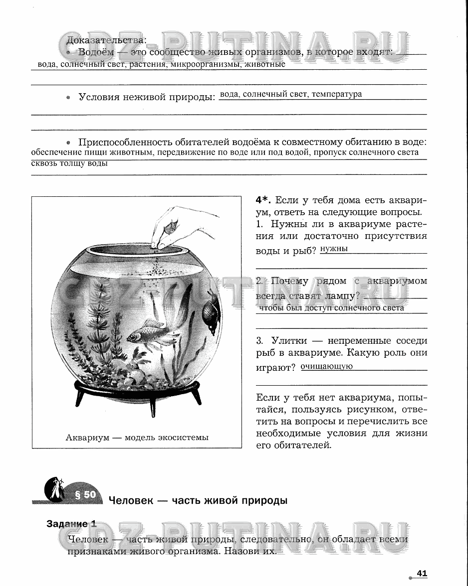 Рабочая тетрадь. Часть 2, 6 класс, Сухова Т.С., Строганов В. И., 2013 - 2015, задание: 41