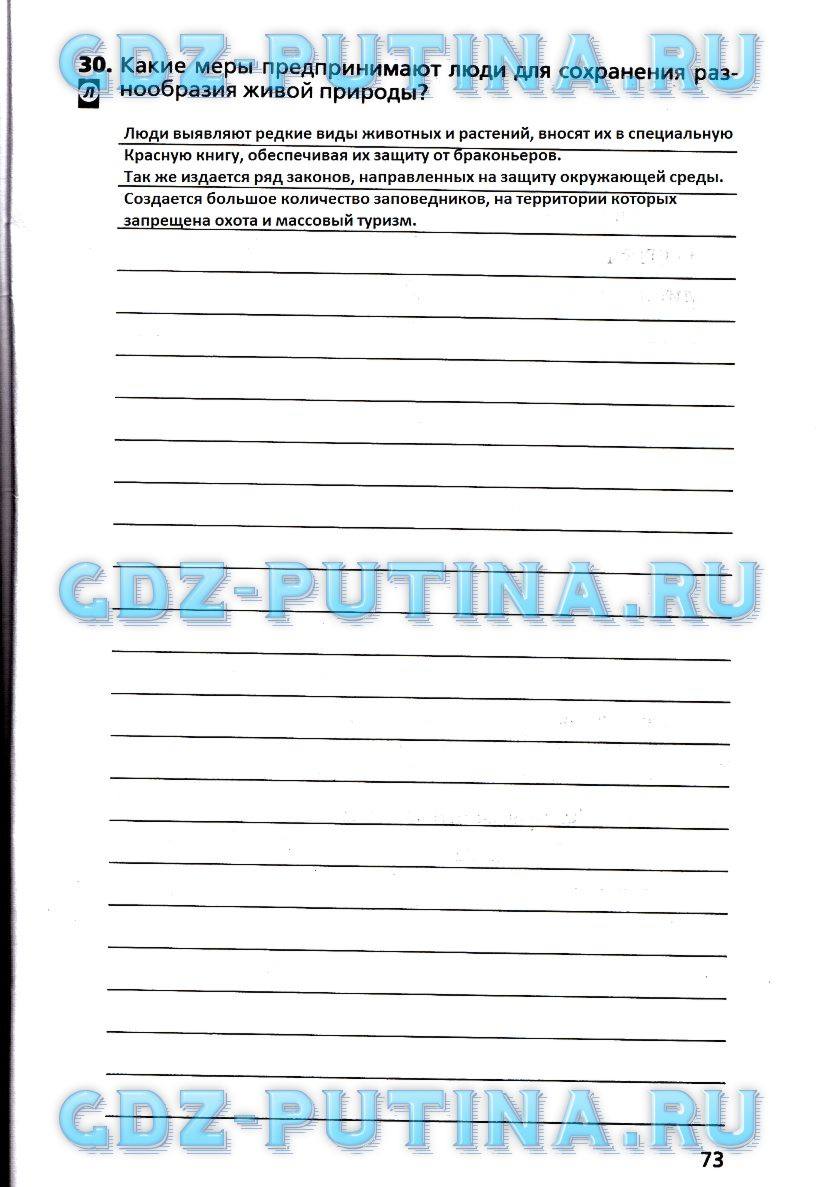 Рабочая тетрадь, 6 класс, Дронов В.П., Савельева Л.Е., 2016, задание: 73