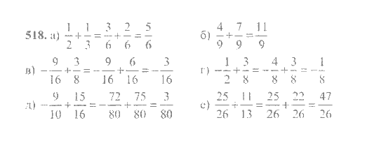 Математика, 6 класс, Никольский, Потапов, Решетников, Шевкин, 2015 / 2014 / 2013, задача: 518