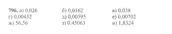 Математика, 6 класс, Никольский, Потапов, Решетников, Шевкин, 2015 / 2014 / 2013, задача: 796
