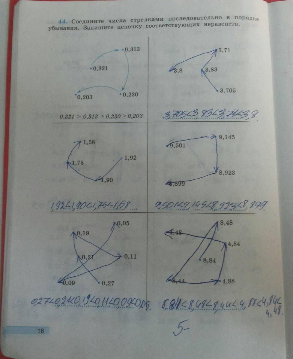 Рабочая тетрадь, 6 класс, Бунимович Е. А., Кузнецова Л. В., Рослова Л. О., 2014, задание: стр. 18