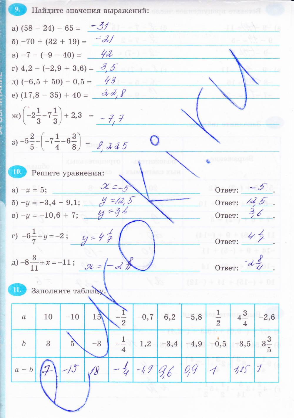 Рабочая тетрадь, 6 класс, Н.Я. Виленкина, Ерина Т.М, 2015, задание: Стр. 168