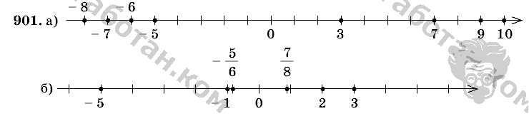 Математика, 6 класс, Виленкин, Жохов, 2004 - 2010, задание: 901