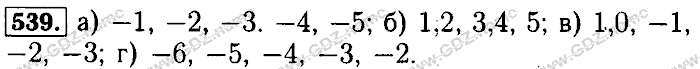 Математика, 6 класс, Бунимович, Кузнецова, Минаева, 2011-2013, Учебник Задание: 539