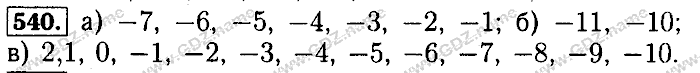 Математика, 6 класс, Бунимович, Кузнецова, Минаева, 2011-2013, Учебник Задание: 540