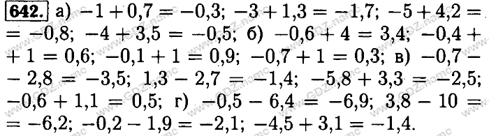 Математика, 6 класс, Бунимович, Кузнецова, Минаева, 2011-2013, Учебник Задание: 642