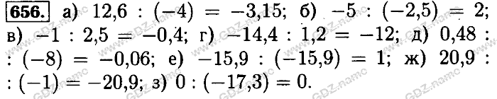 Математика, 6 класс, Бунимович, Кузнецова, Минаева, 2011-2013, Учебник Задание: 656