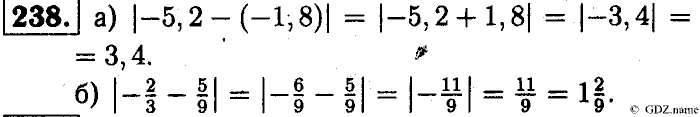 Математика, 6 класс, Чесноков, Нешков, 2014, Самостоятельные работы — Вариант 1 Задание: 238