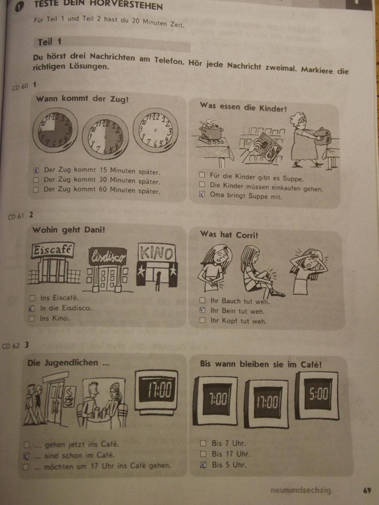 Рабочая тетрадь, 6 класс, Аверин(Awerin), Джин, Рорман, 2015, задача: Стр. 69