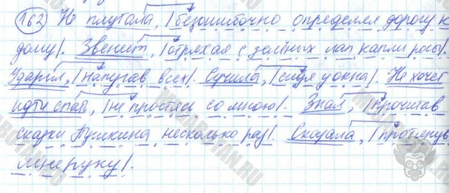 Русский язык, 7 класс, Баранов, 2007 - 2011, задание: 162