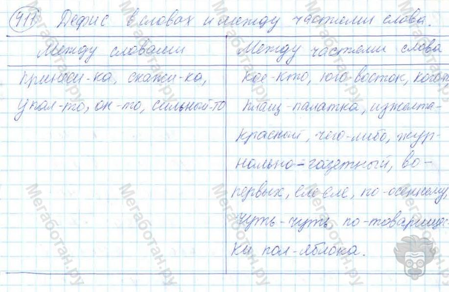 Русский язык, 7 класс, Баранов, 2007 - 2011, задание: 411