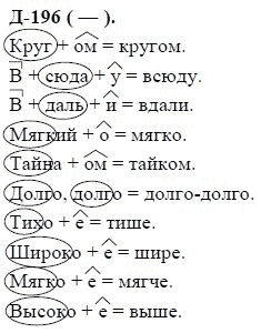 3-е изд, 7 класс, М.М. Разумовская, 2006 / 1999, задание: д196