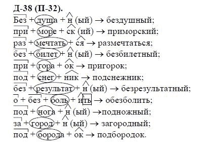 3-е изд, 7 класс, М.М. Разумовская, 2006 / 1999, задание: д38п32