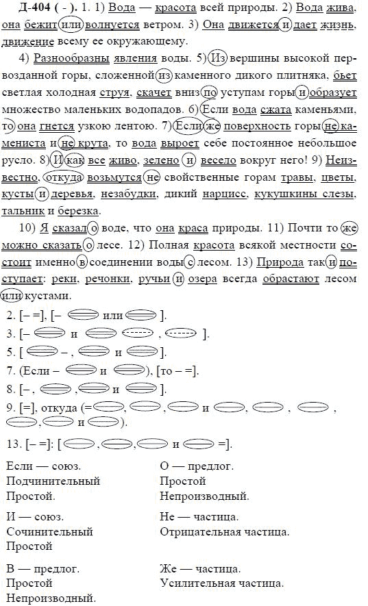 3-е изд, 7 класс, М.М. Разумовская, 2006 / 1999, задание: д404