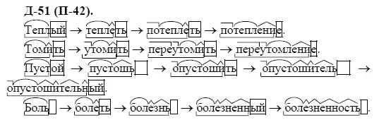 3-е изд, 7 класс, М.М. Разумовская, 2006 / 1999, задание: д51п42