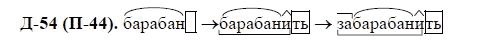 3-е изд, 7 класс, М.М. Разумовская, 2006 / 1999, задание: д54п44