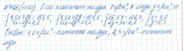 Алгебра, 7 класс, Макарычев, Миндюк, 2015 / 2013 / 2009 / 2005, задание: 1166 (1182)