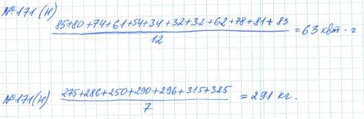 Алгебра, 7 класс, Макарычев, Миндюк, 2015 / 2013 / 2009 / 2005, задание: 171 (н)