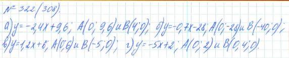 Алгебра, 7 класс, Макарычев, Миндюк, 2015 / 2013 / 2009 / 2005, задание: 322 (308)