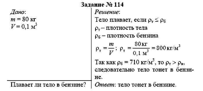 Физика, 7 класс, Громов, Родина, 2003-2011, задача: 114