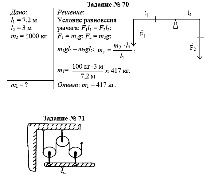 Физика, 7 класс, Громов, Родина, 2003-2011, задача: 70
