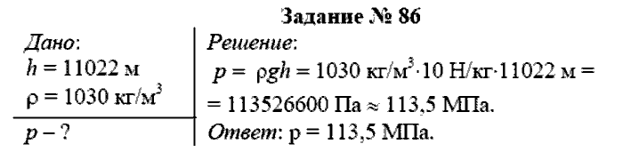Физика, 7 класс, Громов, Родина, 2003-2011, задача: 86