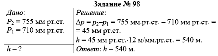 Физика, 7 класс, Громов, Родина, 2003-2011, задача: 98