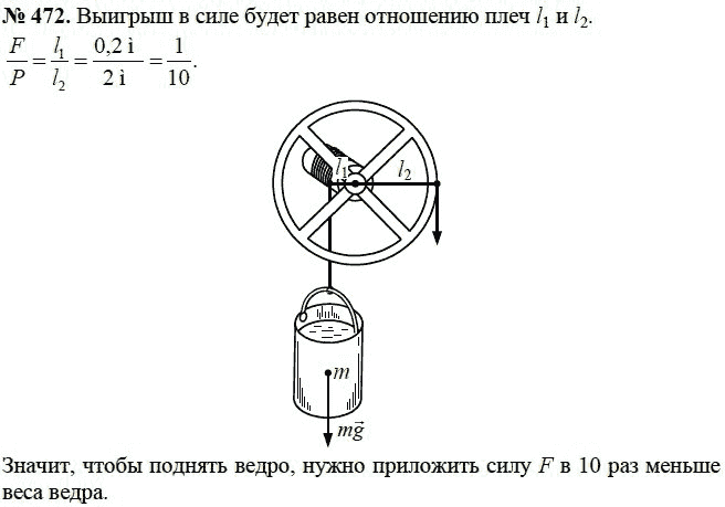 Сборник задач по физике, 7 класс, А.В. Перышкин, 2010, задание: 472