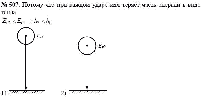 Сборник задач по физике, 7 класс, А.В. Перышкин, 2010, задание: 507
