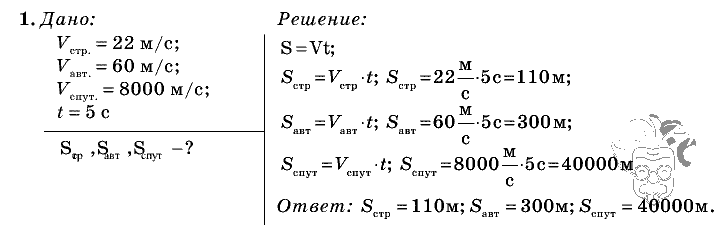 Физика, 7 класс, Перышкин, 2010-2015, Упражнение_5 Задача: 1