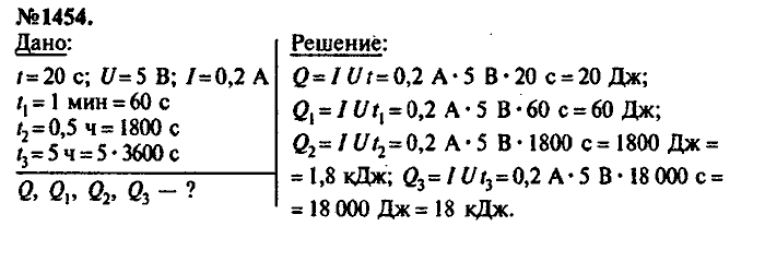Сборник задач, 7 класс, Лукашик, Иванова, 2001-2011, задача: 1454