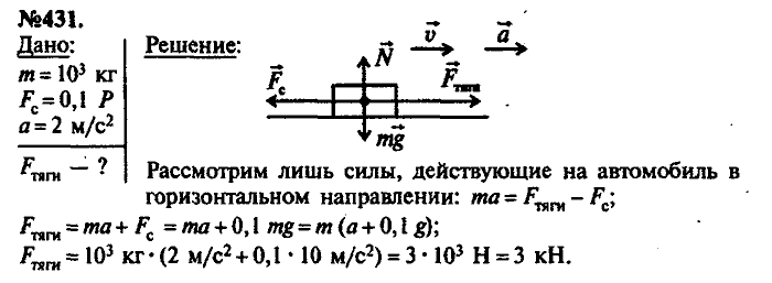Сборник задач, 7 класс, Лукашик, Иванова, 2001-2011, задача: 431