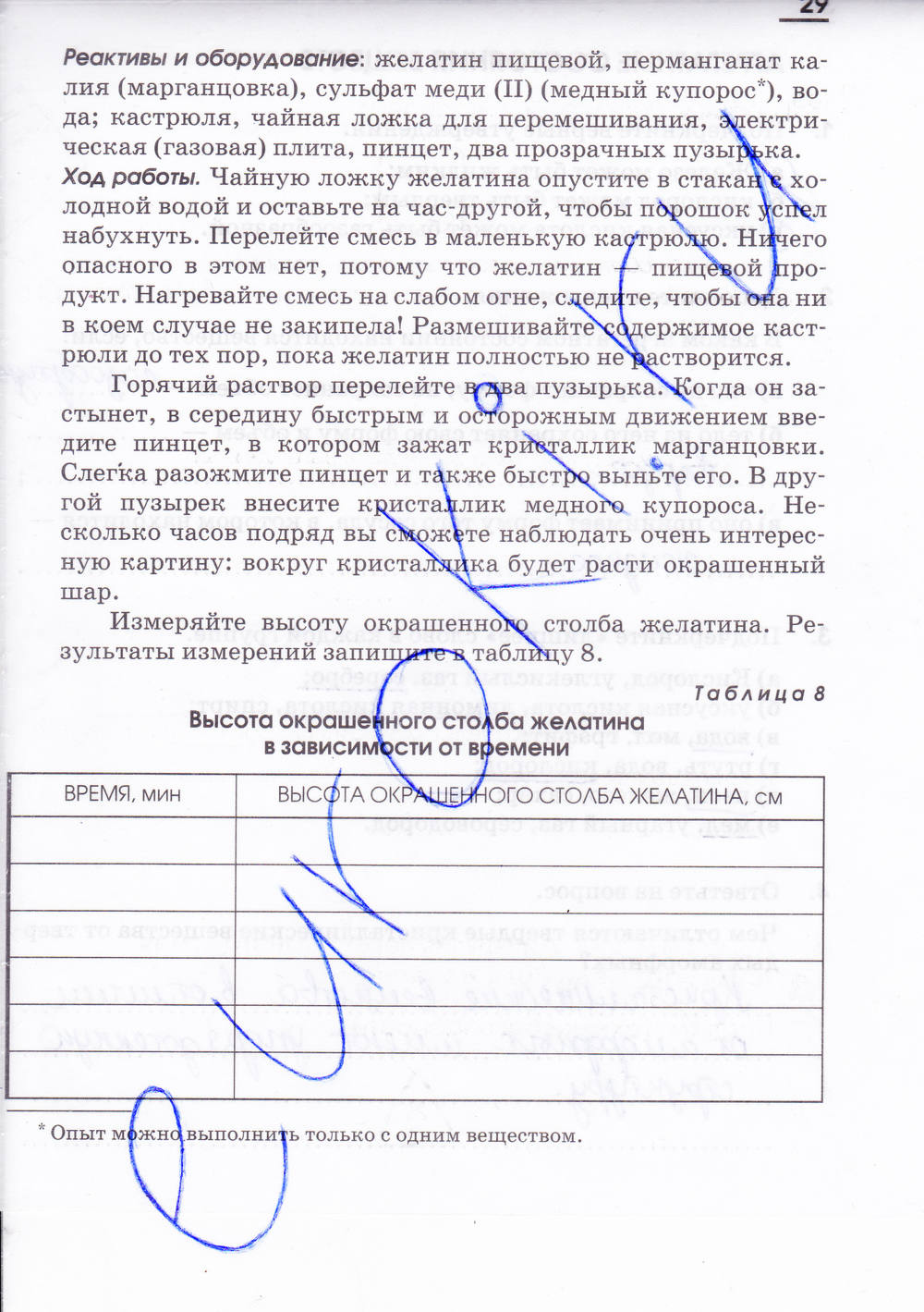 Рабочая тетрадь, 7 класс, Габриелян О.С. Шипарева Г.А., 2015, задание: стр. 29