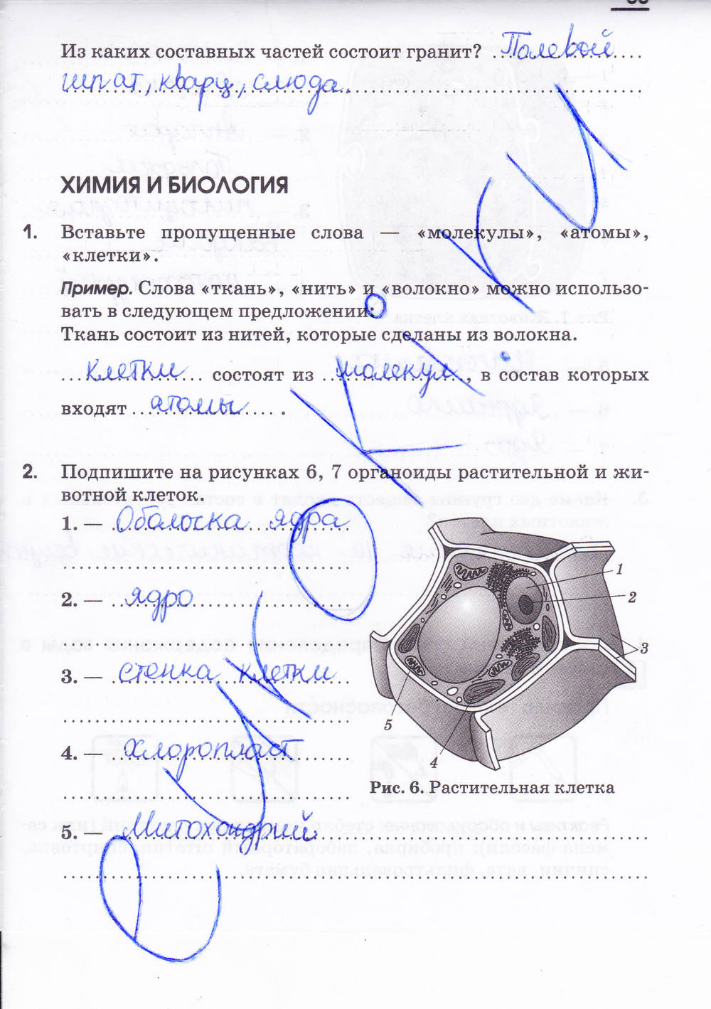 Рабочая тетрадь, 7 класс, Габриелян О.С. Шипарева Г.А., 2015, задание: стр. 35