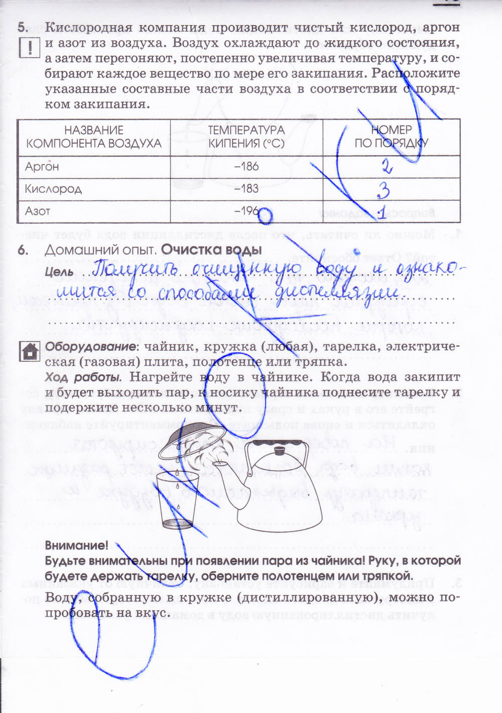 Рабочая тетрадь, 7 класс, Габриелян О.С. Шипарева Г.А., 2015, задание: стр. 73