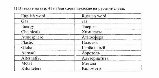 Students Book - Reader - Activity Book - Assessment Tasks, 7 класс, Кузовлев, Лапа, 2008, Reader, Unit 4. Как ты обращаешься с Землей?, 1, Задание: 1