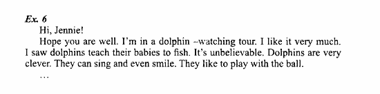 Students Book - Workbook, 7 класс, Деревянко Н.Н, 2006 - 2012, Unit 4, Lesson 1 Задание: 6